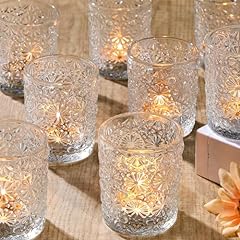12pcs glass votive for sale  Delivered anywhere in USA 