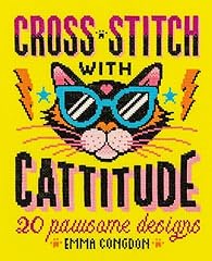 Cross stitch cattitude for sale  Delivered anywhere in UK