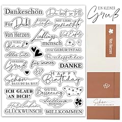 Silikon stempel sprüche gebraucht kaufen  Wird an jeden Ort in Deutschland
