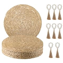 Hardcometrue woven placemats for sale  Delivered anywhere in USA 