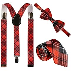 Piece tartan set for sale  Delivered anywhere in UK