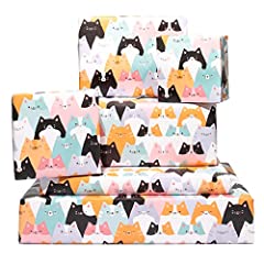 Cats wrapping paper for sale  Delivered anywhere in UK