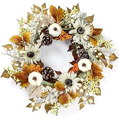 Sggvecsy fall wreath for sale  Delivered anywhere in USA 