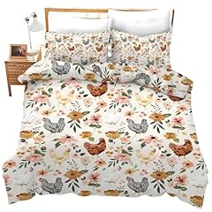 Chicken flowers comforter for sale  Delivered anywhere in USA 
