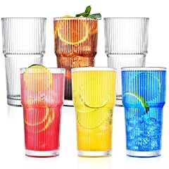 Ismasoan ribbed glassware for sale  Delivered anywhere in USA 