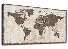 Map canvas wall for sale  Delivered anywhere in USA 