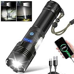 Led torch rechargeable for sale  Delivered anywhere in UK