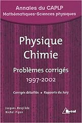 Physique chimie. problemes d'occasion  Livré partout en France