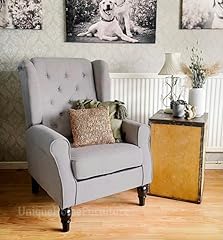 Wing back armchair for sale  Delivered anywhere in UK