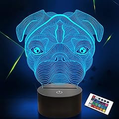 Pug lamp night for sale  Delivered anywhere in UK