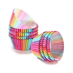 200pcs rainbow cupcake for sale  Delivered anywhere in UK