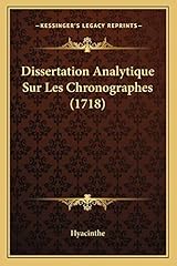 Dissertation analytique sur for sale  Delivered anywhere in USA 