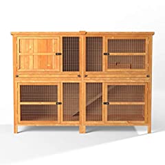 5ft Chartwell Double Luxury Guinea Pig Rabbit Hutch for sale  Delivered anywhere in UK