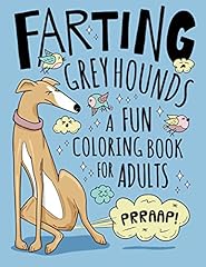 Farting greyhounds coloring for sale  Delivered anywhere in UK