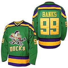 Mighty Ducks Jersey #96 Charlie Conway #99 Adam Banks, used for sale  Delivered anywhere in USA 