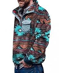 Mens aztec fleece for sale  Delivered anywhere in UK