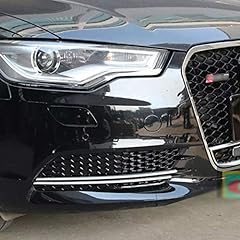 Bumper Fog Light Grill RS6 Style Front Bumper Fog Grille for sale  Delivered anywhere in UK