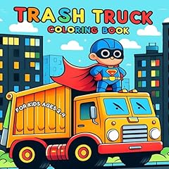 Trash truck coloring for sale  Delivered anywhere in UK