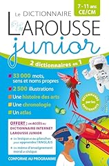 Dictionnaire larousse junior d'occasion  Livré partout en France