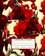 Cow composition notebook for sale  Delivered anywhere in USA 