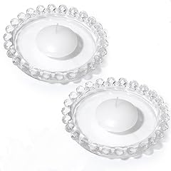 2pcs glass candle for sale  Delivered anywhere in USA 
