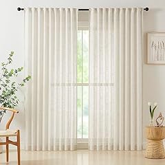 Linen semi sheer for sale  Delivered anywhere in UK