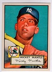 Mickey Mantle 1952 Topps Baseball Rookie RC Reprint for sale  Delivered anywhere in USA 
