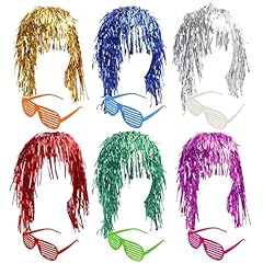 Pcs tinsel wig for sale  Delivered anywhere in UK