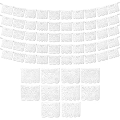 White papel picado for sale  Delivered anywhere in UK