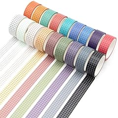 Colored grid washi for sale  Delivered anywhere in UK