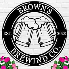 Personalized brewery metal for sale  Delivered anywhere in USA 