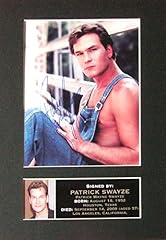 Patrick swayze signed for sale  Delivered anywhere in UK