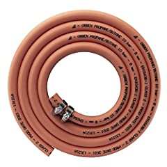 3m, 8mm Orange Gas Pipe for Propane/Butane + 2 Clips for sale  Delivered anywhere in UK