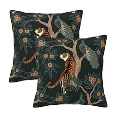 Tiger peacock pillow for sale  Delivered anywhere in USA 