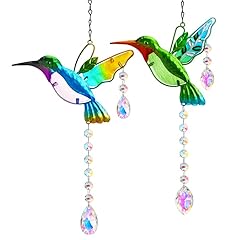 2pcs hummingbird suncatchers for sale  Delivered anywhere in UK