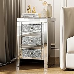 Ikifly mirrored nightstand for sale  Delivered anywhere in USA 