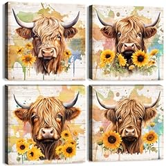 Highland cow wall for sale  Delivered anywhere in USA 