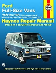Ford Full-Size Vans E-100 thru E-350 1969 thru 1991 Six Cylinder Inline & V8 Gasoline Engines Haynes Repair Manual: Six-cylinder inline and V8 gasoline engines for sale  Delivered anywhere in Canada
