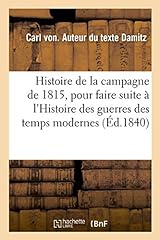 Histoire campagne 1815 d'occasion  Livré partout en France