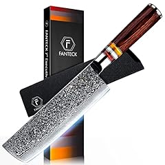 Damascus nakiri knife for sale  Delivered anywhere in Ireland