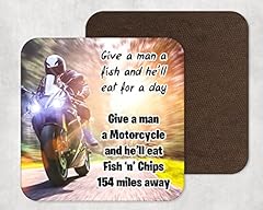Motorcycle biker coaster for sale  Delivered anywhere in UK