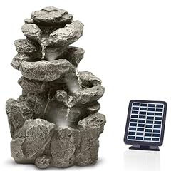 Solar garden fountain for sale  Delivered anywhere in UK