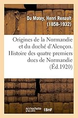 Origines normandie duché d'occasion  Livré partout en France