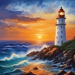 Fabric panel lighthouse for sale  Delivered anywhere in USA 