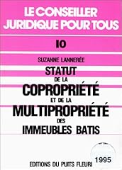 Statut copropriete multipropri d'occasion  Livré partout en France