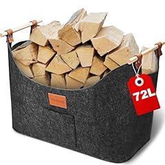 Holzkorb kaminholz tragegriffe gebraucht kaufen  Wird an jeden Ort in Deutschland