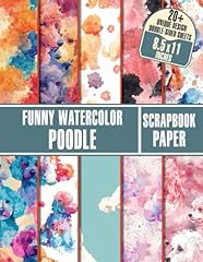 Funny watercolor poodle for sale  Delivered anywhere in USA 