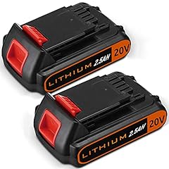 Used, 2Pack LBXR20 2.5Ah Replacement for Black and Decker for sale  Delivered anywhere in USA 