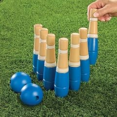 Wooden skittles bowling for sale  Delivered anywhere in UK