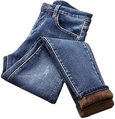 Jeans invernali foderati usato  Spedito ovunque in Italia 